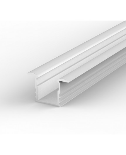 Sample of EH1 white recessed LED aluminium extrusion 15mm x 14mm with high quality diffuser Sample of EH1 white recessed LED aluminium extrusion 15mm x 14mm with high quality diffuser
