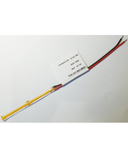 Sample of 24VDC LED strip warm white 2700K, 14W/m, COB, IP20 Sample of 24VDC LED strip warm white 2700K, 14W/m, COB, IP20