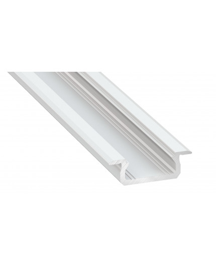 KL1 LED aluminium profile 2m, painted, white, set with diffuser KL1 LED aluminium profile 2m, painted, white, set with diffuser