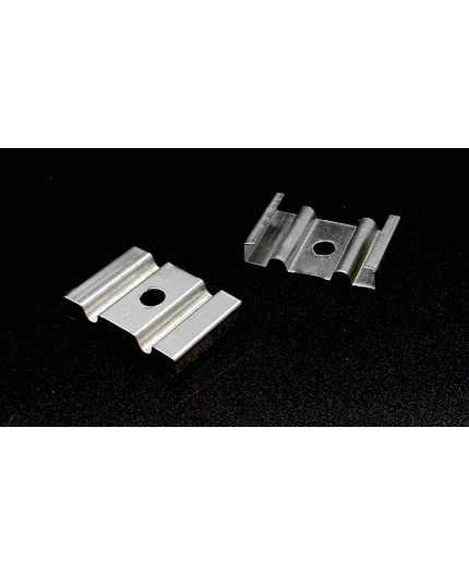 Spring mounting clip for bendable aluminium LED profile O2 Spring mounting clip, bendable LED profile O2
