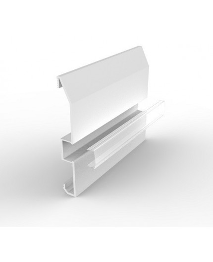 1m / 1000mm ESB1 paintable LED aluminium white skirting coard with high quality diffuser 1m / 1000mm ESB1 paintable LED aluminium white skirting coard with high quality diffuser