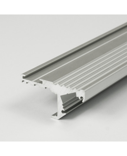 Aluminium LED profile S1 STEP edge, silver anodized, 2000mm / 2m Aluminium LED profile S1 STEP, silver anodized, 1000mm/1m