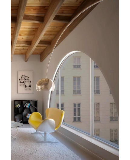 1m / 1000mm ARCH1 flexible LED alu. profile for arches, set with milky cover 1m / 1000mm ARCH1 flexible LED profile (anodized, silver), set with milky cover