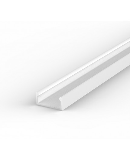 E2 white 2m / 2000mm LED ALU U-profile 15mm x 7mm with high quality diffuser E2 white 2m / 2000mm LED ALU U-profile 15mm x 7mm with high quality diffuser