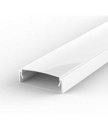 EW2 white 2m / 2000mm LED ALU high U-profile 30mm x 10mm with high quality diffuser EW2 white 2m / 2000mm LED ALU high U-profile 30mm x 10mm with high quality diffuser