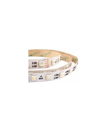 24VDC RGBW (2700K) LED Flexible Strip SMD5050, IP20, 5m (96W, 300LEDs)