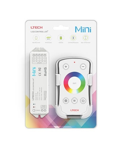 Single zone RGBW LED strips Controller With RF Receiver Ltech M4+M4-3A Single zone RGBW LED strips Controller With RF Receiver Ltech M4+M4-3A
