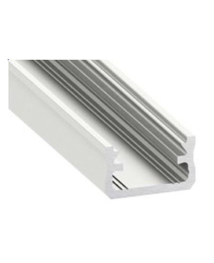 1m / 1000mm LED aluminium profile K2, anodized, silver, set with diffuser 1m / 1000mm LED aluminium profile K2, anodized, silver, set with diffuser