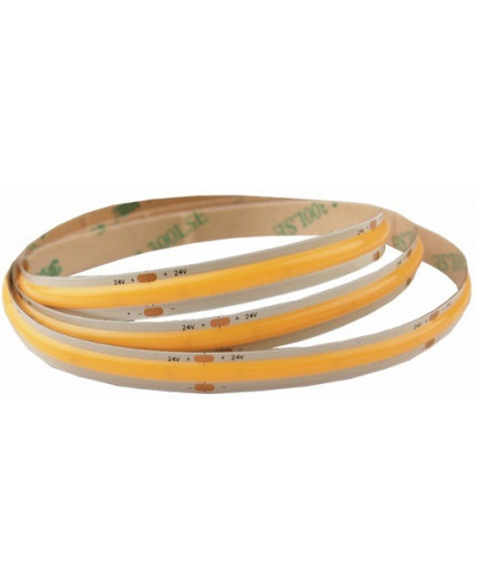24VDC COB LED Flexible Strip, 14W/m, 2700K, IP20, 5m (72W)