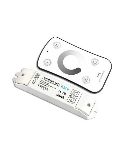 M1+M3-3A single zone Remote Control Dimmer With RF Receiver for single colour LED strips