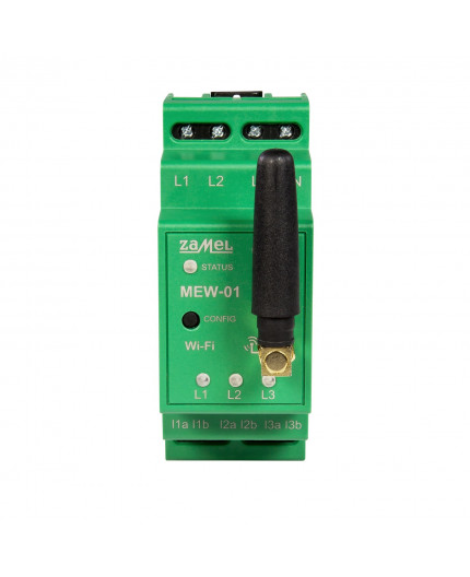 MEW-01 Wi-fi Electric energy meter, for three-phase or single-phase power supply, Supla