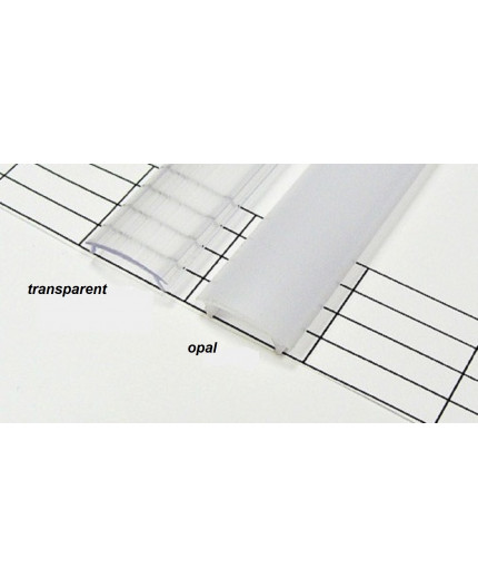 P1, P2, PH2, P3, P4 0.5m / 500mm extra diffuser / cover LED profiles P1, P2, PH2, P3, P4 0.5m / 500mm extra diffuser / cover LED profiles