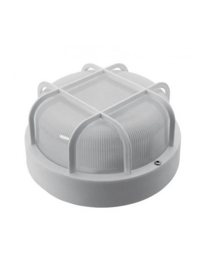 5W 4000K 580lm SMART GRILL Ceiling / Wall Bulkhead LED Light Lamp, IP44, glass cover, plastics cage 5W 4000K 580lm SMART GRILL Ceiling / Wall Bulkhead LED Light Lamp, IP44, glass cover, plastics cage